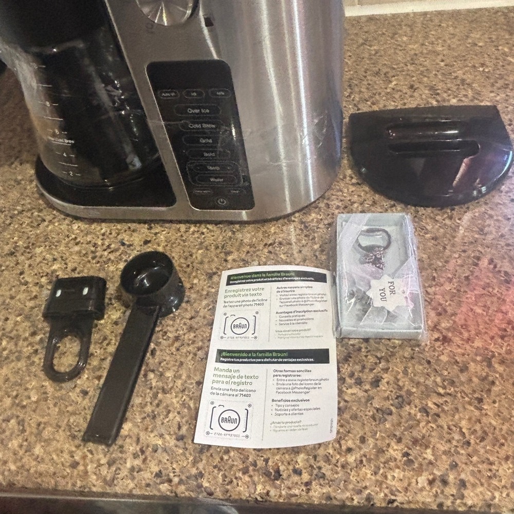 Braun MultiServe Coffee Maker Stainless Steel  10 Cup Carafe with cold brew - Picture 13 of 13